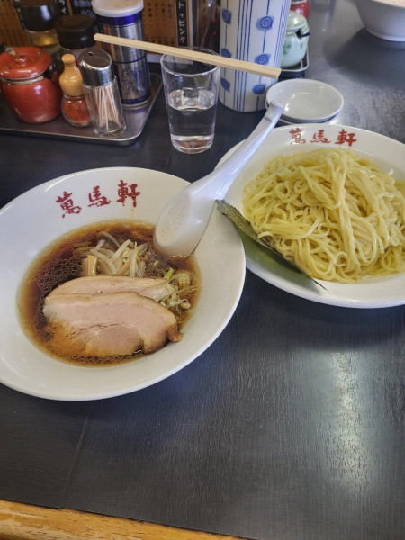 「醤油つけ麺」@萬馬軒 諏訪店の写真