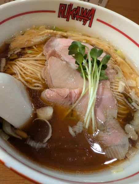 「牛貝清湯醤油そば」@中華そば 流川の写真
