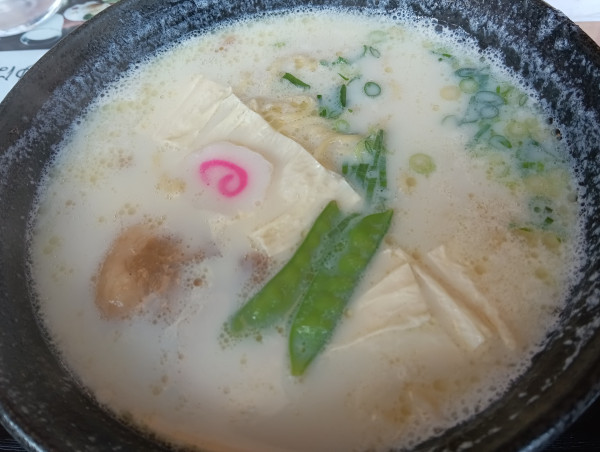 「豆乳ゆばラーメン¥1350」@あさやレストハウスの写真