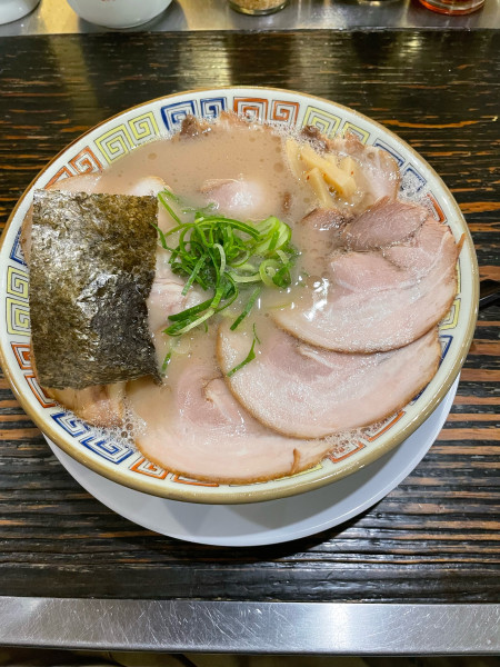 「昔チャーシューメン」@大砲ラーメン 天神今泉店の写真