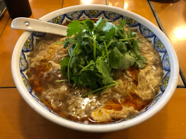 「スーラータンメン」@中国ラーメン 揚州商人 東池袋店の写真