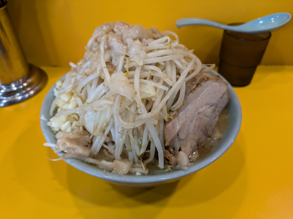 「NaCl(限定)全まし　1200円」@ラーメン二郎 八王子野猿街道店2の写真