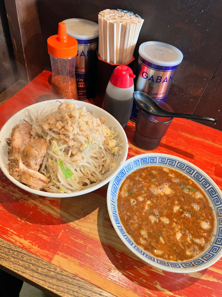 「つけ麺(えび味)」@ラーメン二郎 会津若松駅前店の写真