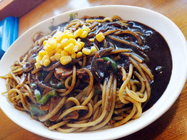 「黒カレーのパスタ（1,100円）」@K's Cafeの写真