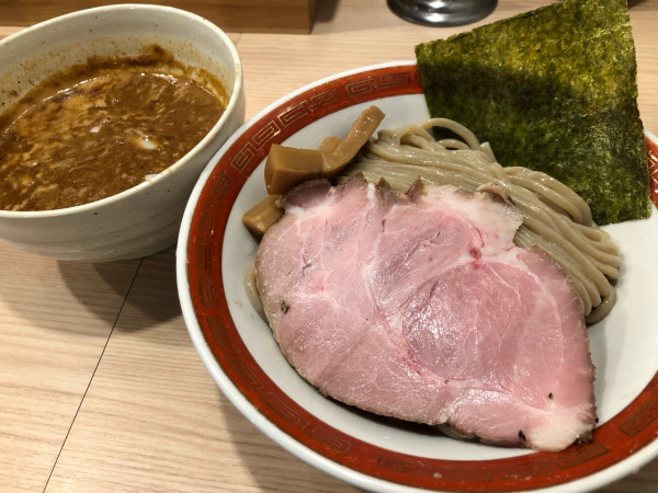 「濃魚つけ麺 辛うま」@オリオン食堂の写真