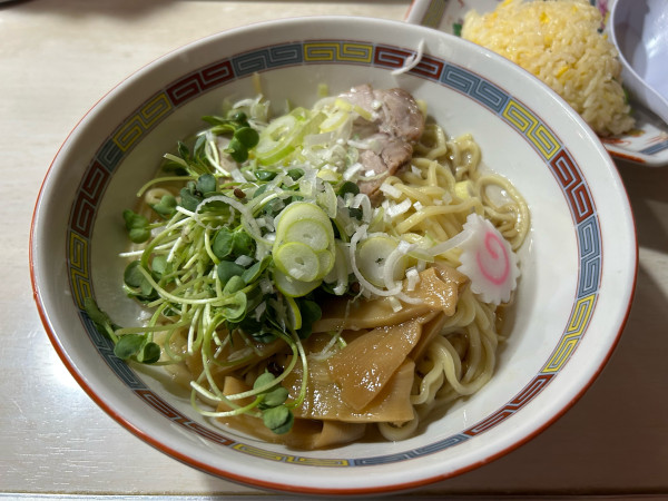 「宝そば半チャーハンセット」@宝華の写真