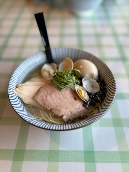 「本日の魚介そば」@旬菜麺屋 雅流の写真