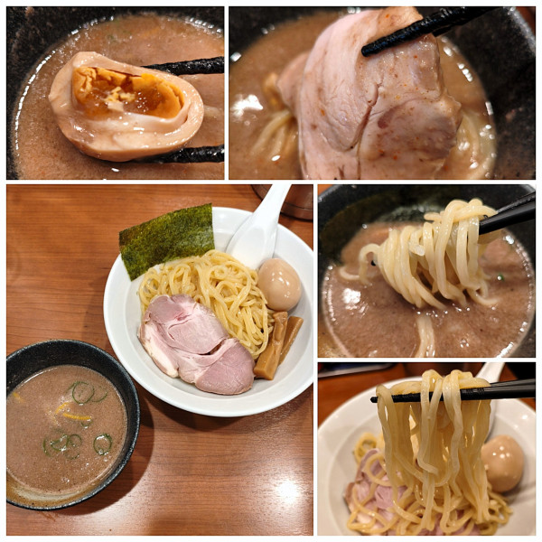 「味玉つけ麺　1060円」@中華そば 七麺鳥の写真