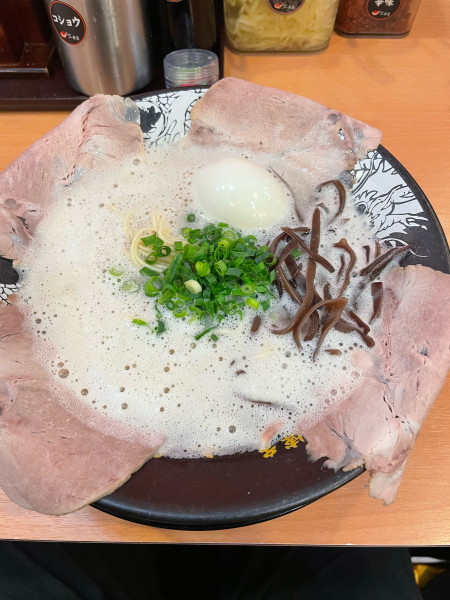 「味玉チャーシュー麺」@博多一幸舎 博多デイトス店の写真