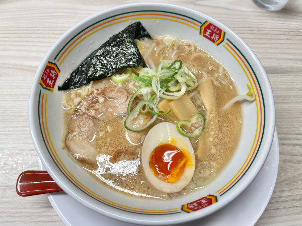 「餃子の王将ラーメン（ジャストサイズ）」@餃子の王将 佐世保店の写真