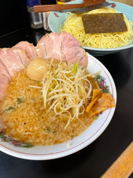 「ネギつけ麺大盛」@壱発ラーメン 相模原店の写真