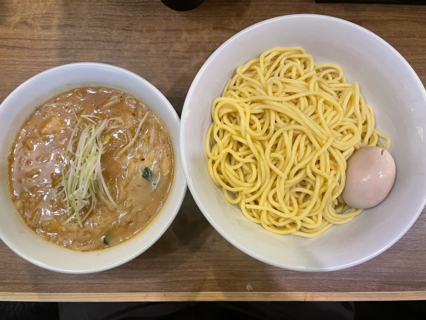 「辛味噌つけめん ¥1080 大盛り ¥100 味玉 ¥100」@味噌麺処 田坂屋の写真
