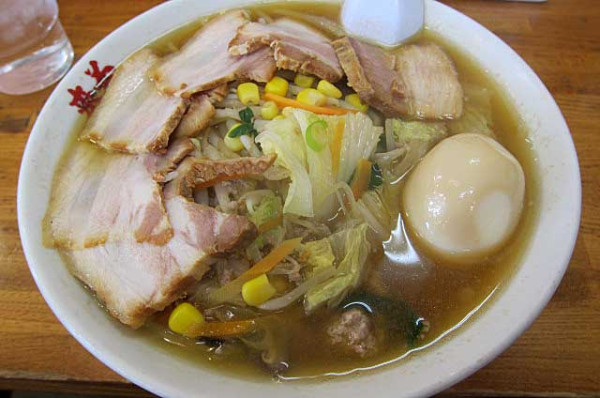 「正油タンメン　930円＋チャーシュー　320円他」@喜多方ラーメン 来夢 喜多方本店の写真