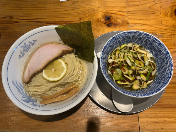 「昆布水のつけそば(1,050¥)」@中華そば 一楽の写真