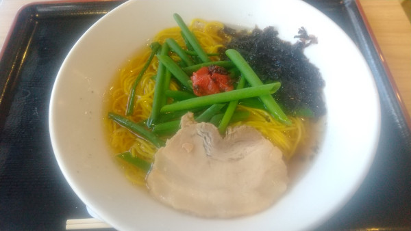 「梅しおラーメン」@豚骨堂 イオン東海店の写真