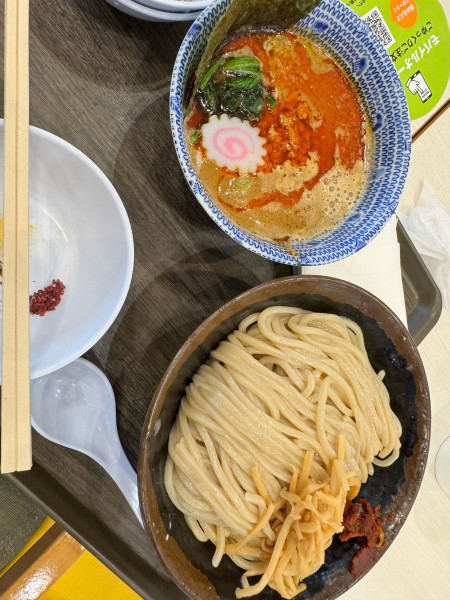 「担々つけ麺並1040円」@舎鈴 酒々井プレミアムアウトレット店の写真