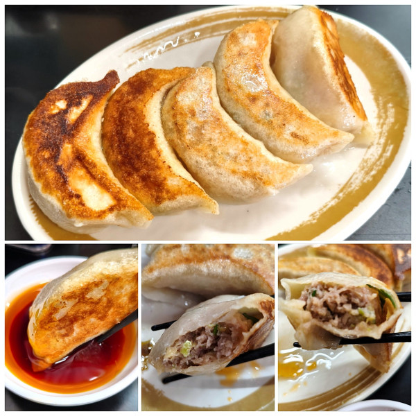 「手打餃子(5個)　600円」@中国手打拉麺 馬賊 日暮里店の写真