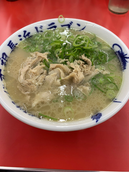 「ラーメン　550円」@古式長浜ラーメン 元祖 長浜ドラゴン 新宮店の写真