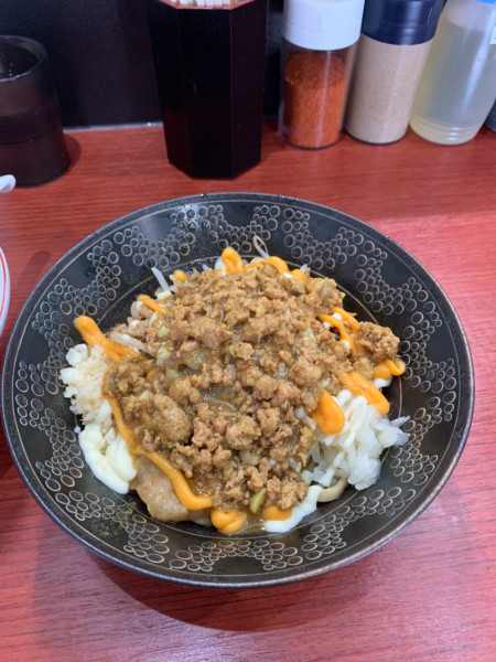 「キーマカレー混ぜそば」@ラーメン一太豚の写真