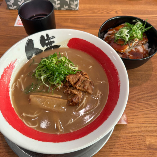 「人生セット ¥1,280」@徳島ラーメン 人生の写真