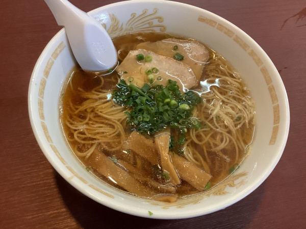 「ラーメンCランチ（餃子6個＋小ライス）900円」@蘭蘭の写真