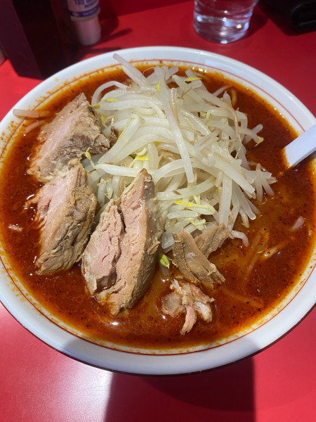 「辛旨ラーメン中　800円」@辛旨ラーメン ふじ本の写真