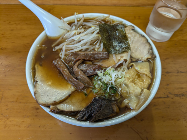 「チャーシューワンタンメン　1000円」@支那ラーメン 桂山の写真