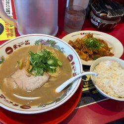 豚キムチ定食(こってり)