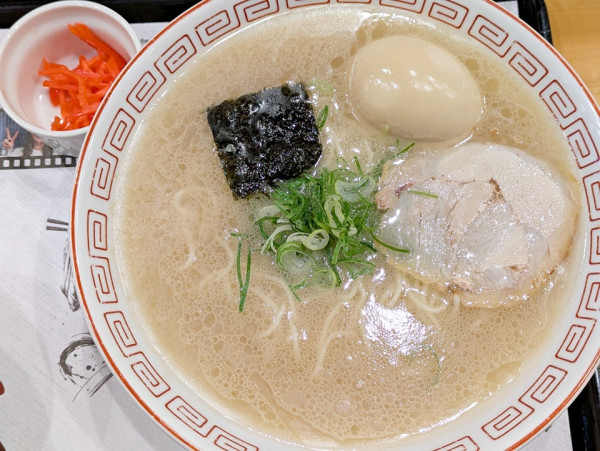 「博多ラーメン健太（2nd.）＋半熟味玉」@らあめん花月嵐 亀戸北口店の写真