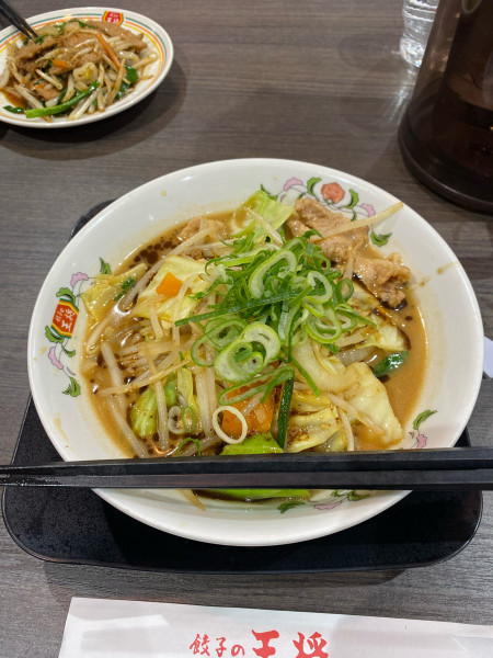 「焦がしニンニク味噌ラーメン」@餃子の王将 福山蔵王店の写真