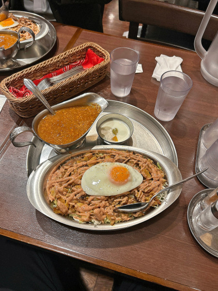 「チキンケバブキーマライス定食」@ターリー屋 新大手町ビル店の写真