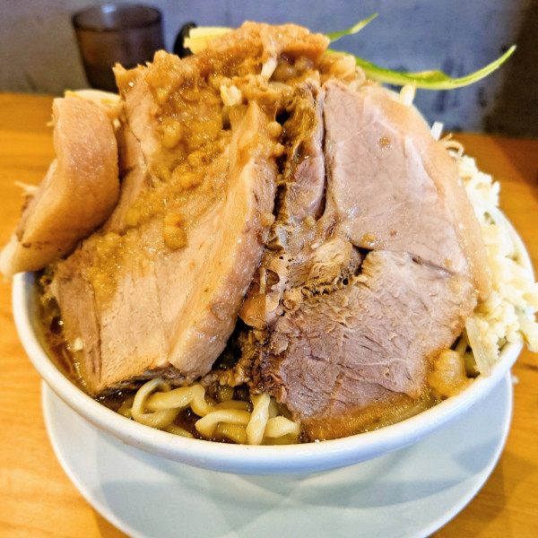 「豚らーめん豚まし 小」@豚ラボ 印西店の写真