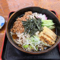 冷やし納豆そば大盛り