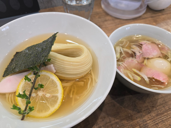 「味玉 昆布水つけ麺塩 大盛 ￥1,290」@3931WORKS.の写真