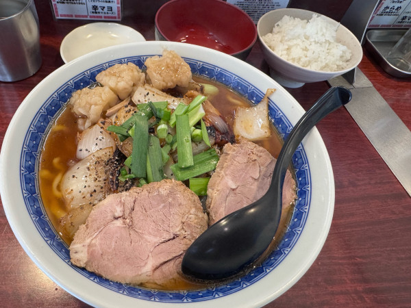 「特性スタミナ中華セット 1570」@中華そば たた味の写真