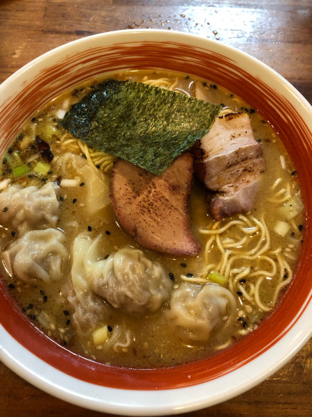 「味噌ワンタンメン」@麺屋 悠の写真