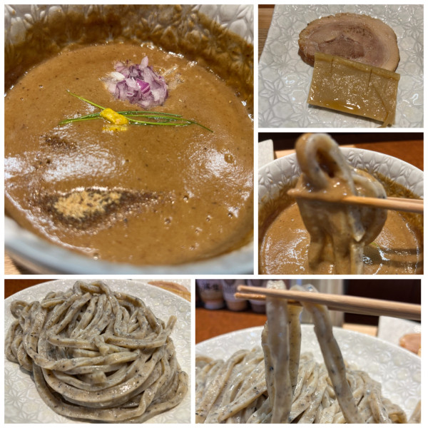 「御影つけめん中盛り 1400円」@手打式特級多加水 御影麺 鏑矢の写真