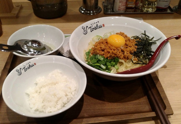 「台湾まぜそば追い飯付(麺大盛)1056円」@れんげ食堂 Toshu 亀有北口店の写真