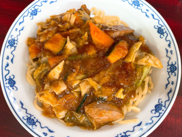 「スタミナラーメン　冷し（750円）」@スタミナラーメン 松喜吉の写真