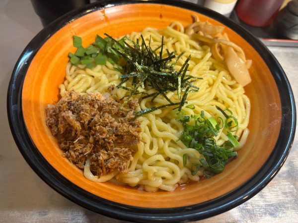 「辛油そば特盛」@油や鹿鳴の写真