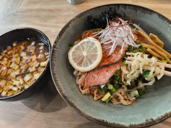 「限定 シン(辛)つけそば(1,100)」@自家製麺250の写真