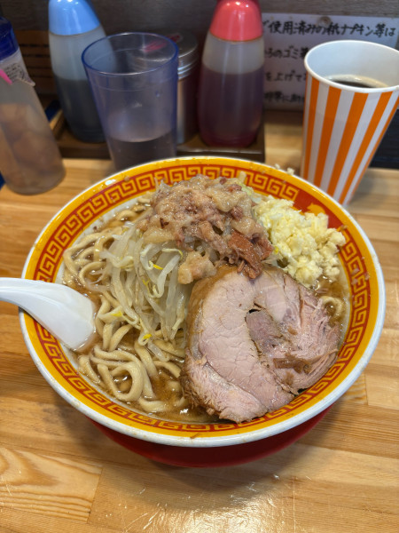 「ラーメン300g ニンニク」@えどもんど 中野の写真