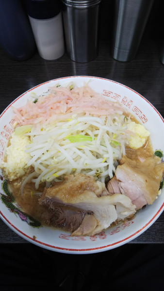 「ラーメン少なめ岩下の新生姜」@ラーメン二郎 川越店の写真