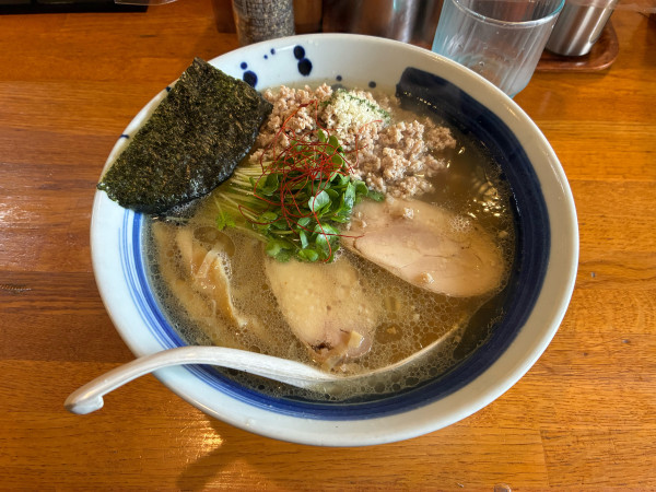 「塩鶏そば　850円」@麺屋 鶏口の写真
