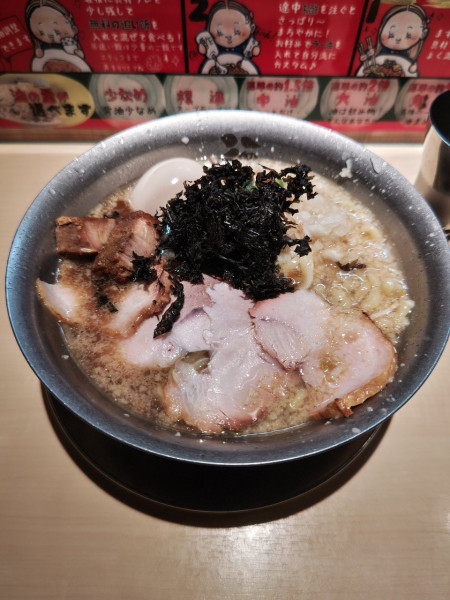 「特製中華そば(大盛270g)(1,200+100円)」@麺工 豊潤亭の写真