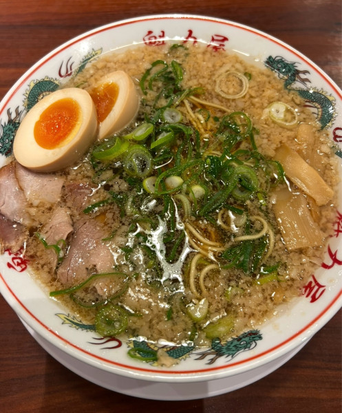 「京都背脂醤油味玉ラーメン」@ラーメン魁力屋 土浦店の写真