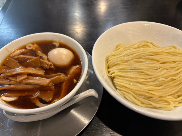 「つけ麺900円、大盛り100円、味玉120円、メンマ100円」@自家製麺 うるちの写真