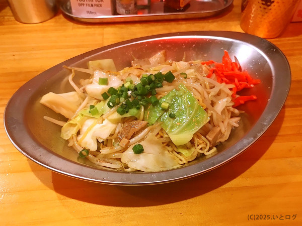 「屋台風焼きラーメン」@呑み処 中華そばふるや  昭和店の写真