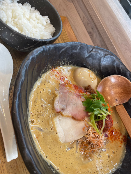 「辛味噌濃厚えびそば！」@えびそば 緋彩の写真