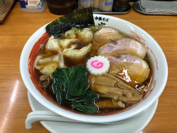 「ワンタンそば 醤油」@中華そば 半ざわの写真